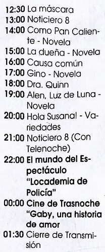 Canal8SanJuan4Nov1996