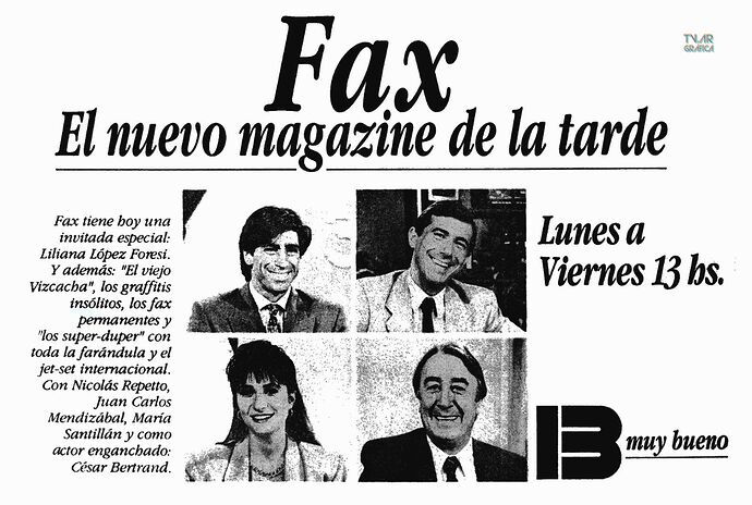 Fax - Publicidad Grafica (1991)