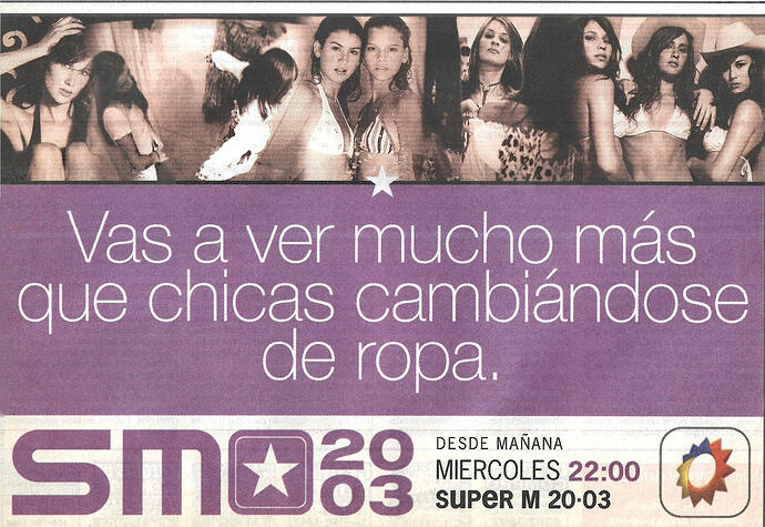 Super M 2003 - Publicidad Grafica (2003)