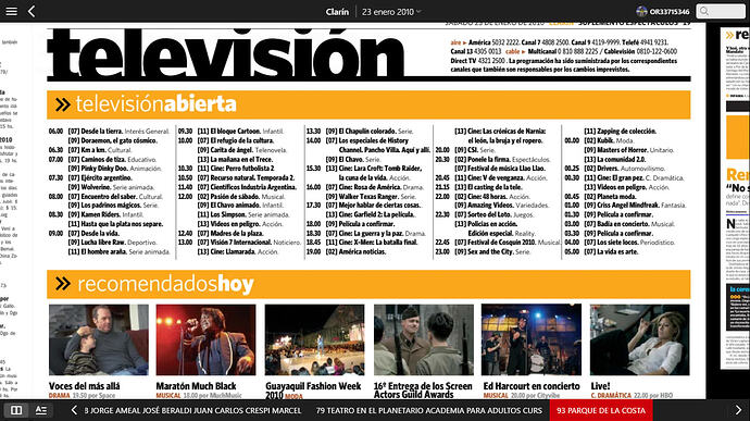 Kiosco Clarín_ La edición electrónica de Clarín y 1 página más - Perfil 1_ Microsoft​ Edge 23 ene 2026 21_55_28