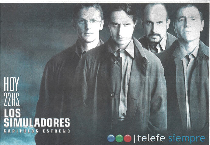 Los Simuladores 2da Temporada - Publicidad Grafica (2003)
