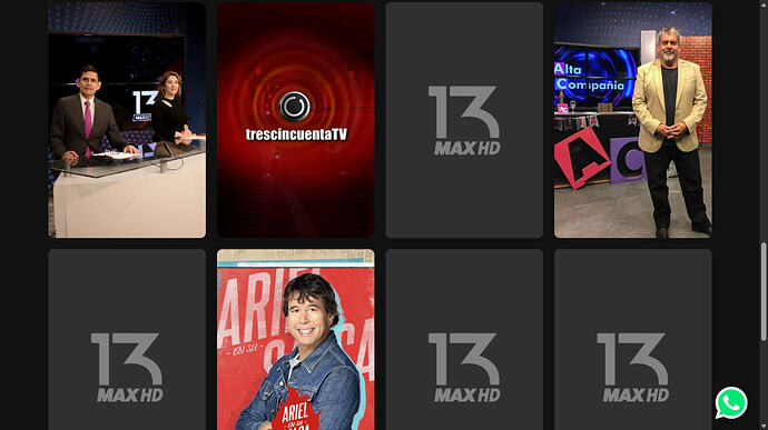 Inicio - 13 Max TV y 1 página más - Perfil 1_ Microsoft​ Edge 27 ene 2026 07_12_22