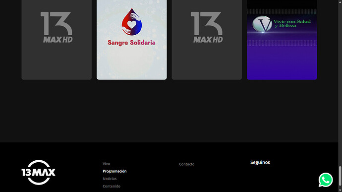 Inicio - 13 Max TV y 1 página más - Perfil 1_ Microsoft​ Edge 27 ene 2026 07_13_29