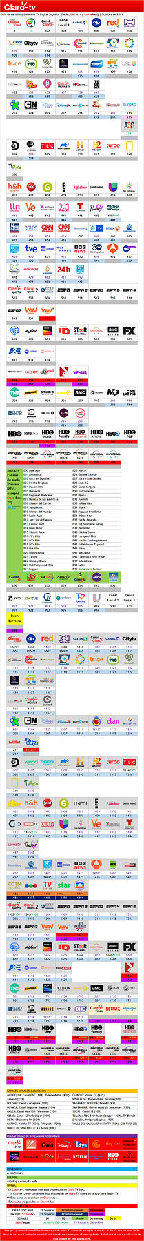 claro colombia tv superior