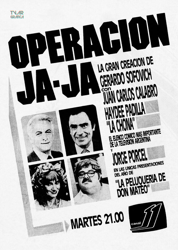 Operacion Ja-Ja - Publicidad Grafica (1984)