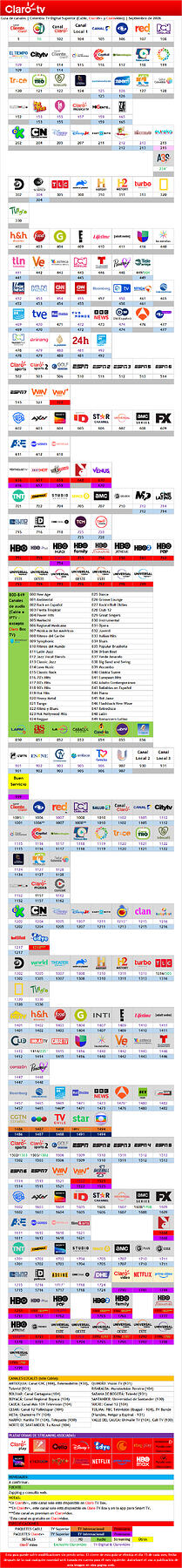 claro colombia tv superior
