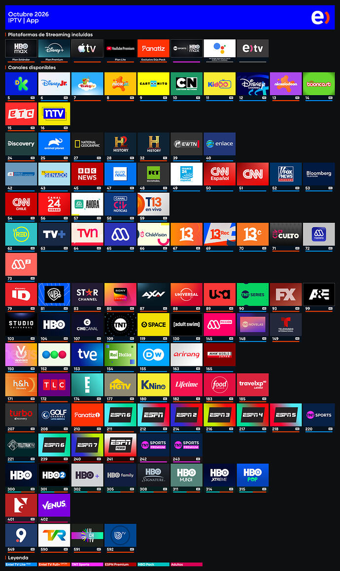 Entel TV GRILLA Octubre