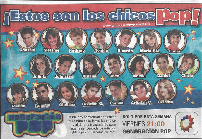 Generacion Pop - Publicidad Grafica (2003)