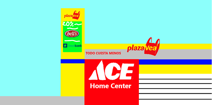 ACE and Plaza Vea