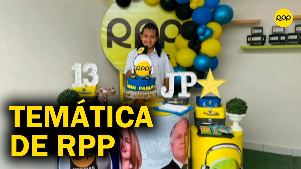 "Los quiero conocer": Joven de 13 años celebra su cumpleaños con temática de RPP Noticias