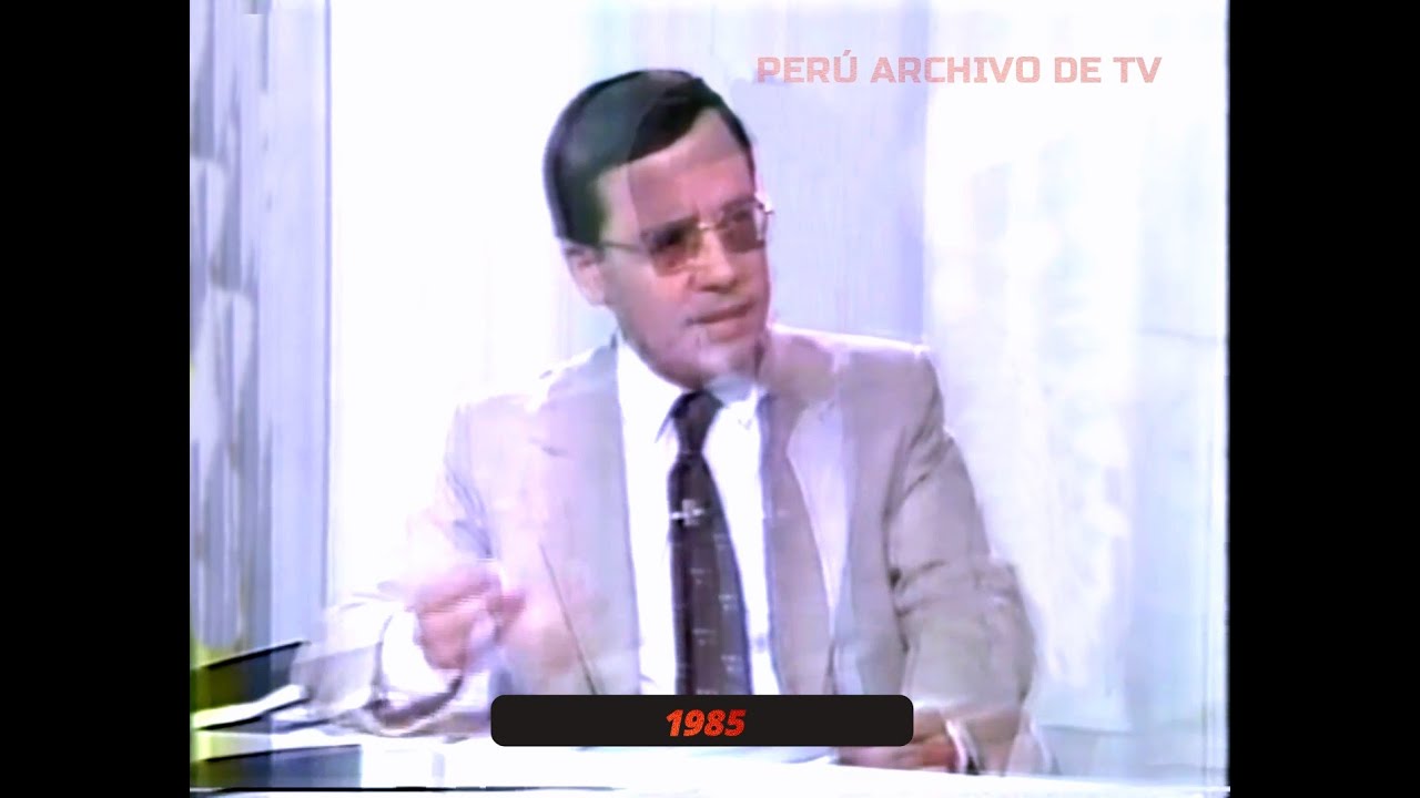 Programa de TV Encuentro ( 1985  ) - César Hildebrandt