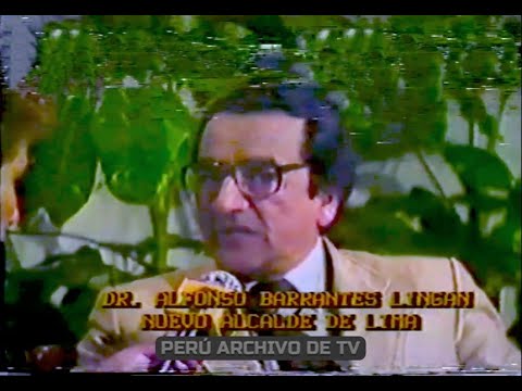 Elecciones Municipales 1983 - Alcalde de Lima Dr.  Alfonso Barrantes